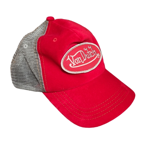 Von Dutch Accessories - Vintage 90s Von Dutch Snapback Trucker Hat